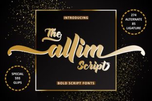 Allim Font: A Bold and Sweet Script for Your Brand
