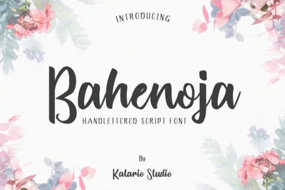 Bahenoja: A Fresh Handwritten Font for Campaign Creativity