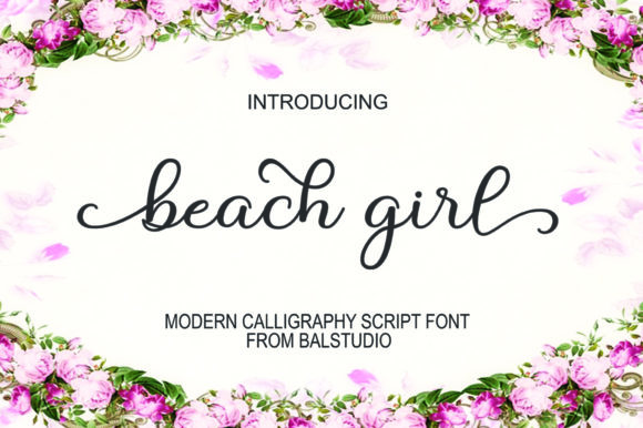 Beach Girl Font: A Modern Script for Your Brand Identity