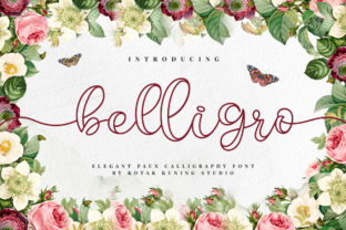 Belligro Font: A Sweet Script for Stronger Branding