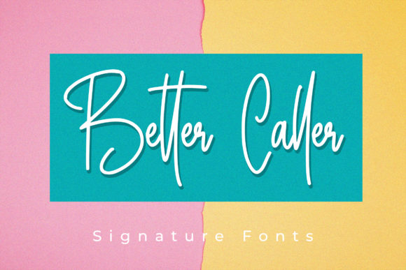 Better Caller: A Script Font That Elevates Editorial Design
