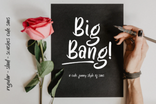 Big Bang Font: A Bold Script for Craft Creations