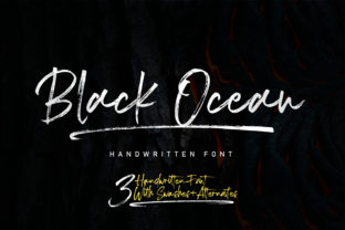 Black Ocean Font Review: A Modern Script with a Bold Vibe