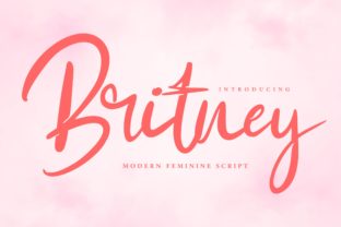 Britney Typeface: Elevating Brand Identity with Modern Script