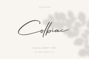 Colbiac Font: The Bold Script That Elevates Campaigns