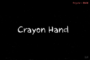 Crayon Hand: A Handwritten Font with a Digital Edge