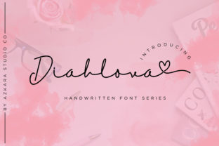 Diahlova: A Script Font with Subtle Elegance