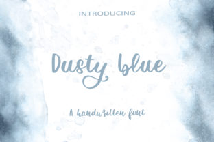 Dusty Blue: A Script Font with Rustic Charm