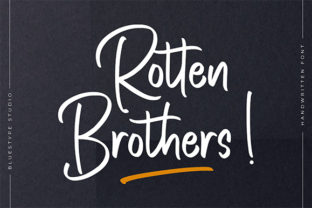 Elevate Your Editorial Design with the Rotten Brothers Script Font