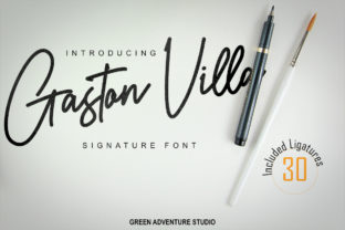 Gaston Villa: A Script Font with Personality and Purpose
