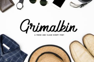 Grimalkin: A Modern Script Font for Editorial Elegance