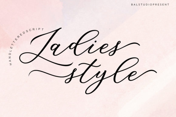 Ladies Style Font: A Playful Bold Typeface for Branding