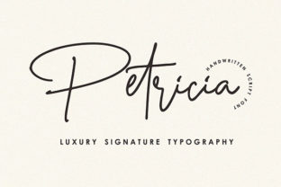 Petricia: A Modern Script Font for Editorial Design