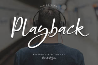 Playback Font: A Charming Script for Digital Design