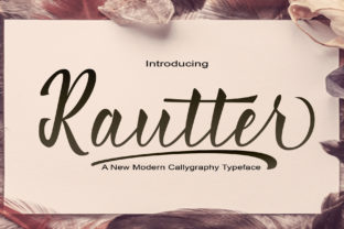 Rautter Font: Modern Script for Strong Brand Typography