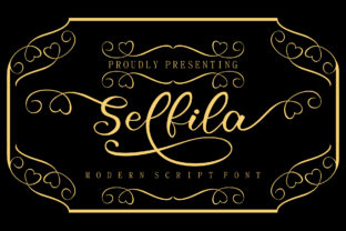 Selfila Font: A Script Typeface for Modern Web Design