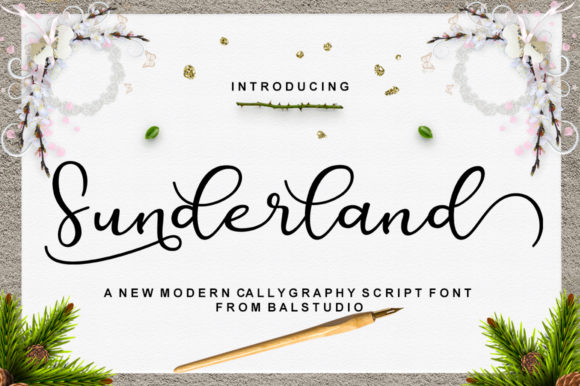 Sunderland Font: A Playful Script for Digital Design