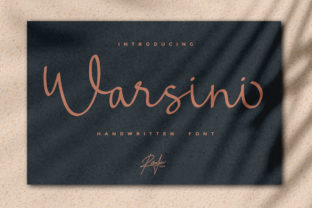 Warsini Font: A Sweet Script for Stylish Craft Projects