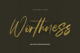 Worthness: A Beautiful Font That Elevates Your Brand